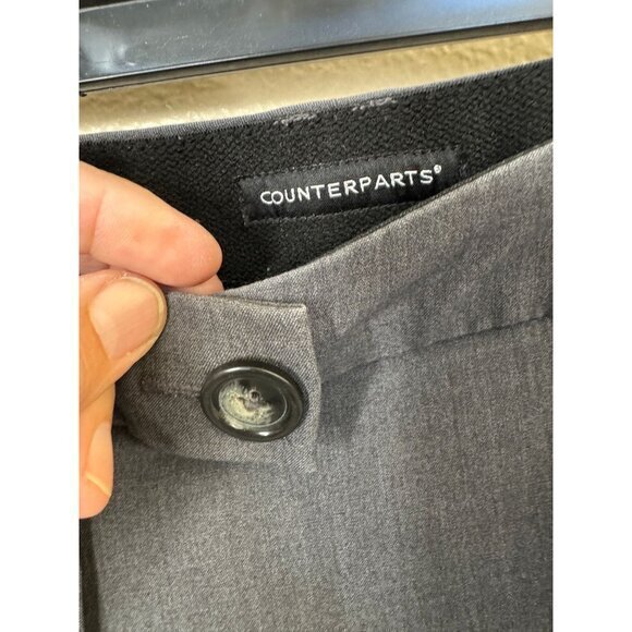 Counterparts Women's Gray Dress Pants size 20W plus size polyester pockets - Picture 5 of 8